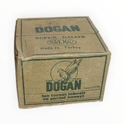 Vintage DOĞAN Renkli Türk Malı 100 Adetlik Tebeşir AOB8712 - 