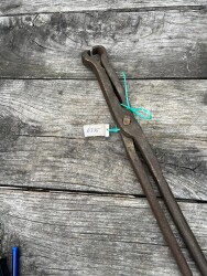 Vintage Dövme Demirden Yapılmış Demirci Maşası AOB6375 - 4