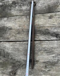 Vintage Dövme Demirden Yapılmış Demirci Maşası AOB6375 - 3