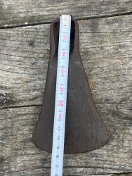 Vintage Dövme Demirden Yapılmış Kazma AOB6374 - 4