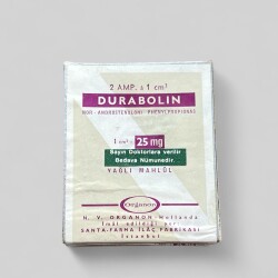 Vintage Durabolın İlaç Kutusunda Koleksiyonluk Tüketilmez MDL306 - 1