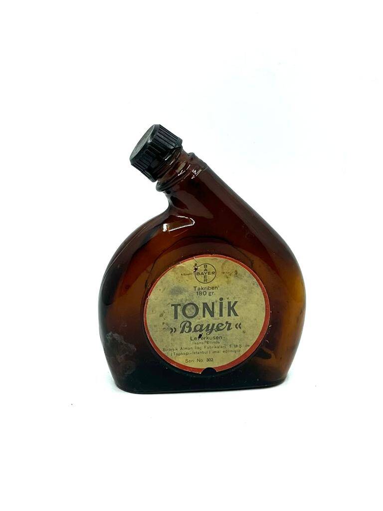Vintage Bayer Tonik Cam Şişei MDL295 - 1