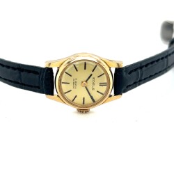 Vintage EDELE Altın Kaplama Kurmalı İsviçre Bayan Kol Saati EBY326 - 3