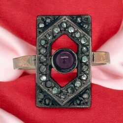 Vintage Elmas 8 Ayar Yüzük ELM189 #3.50 - 2