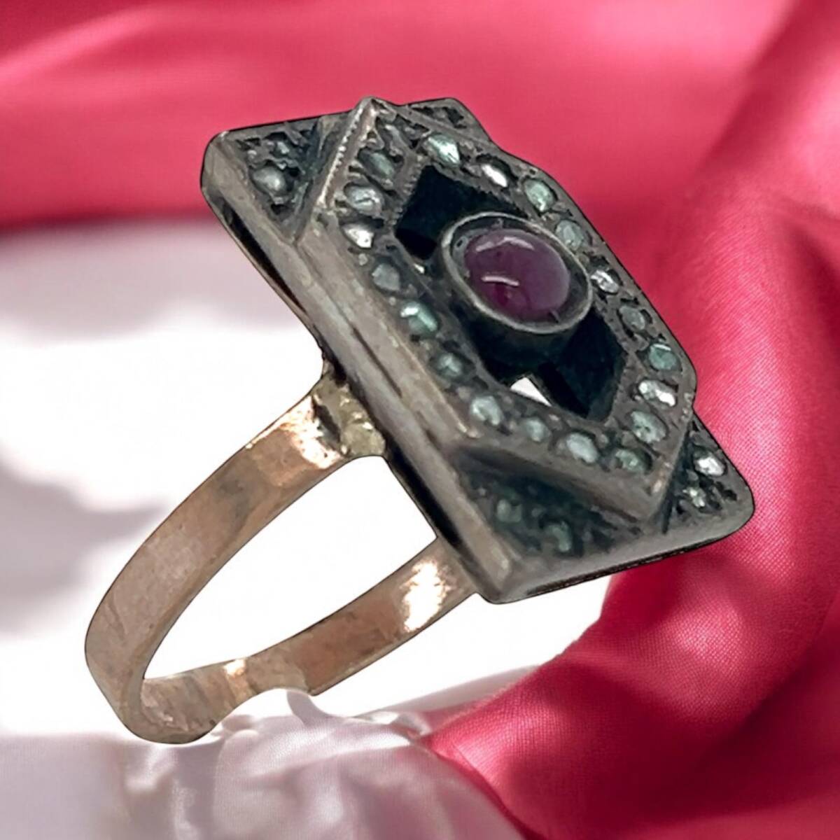 Vintage Elmas 8 Ayar Yüzük ELM189 #3.50 - 1