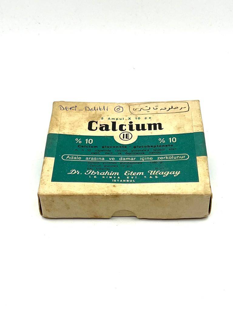 Vintage Calcium Ampul İlaç Kutusu MDL190 (N) - 2