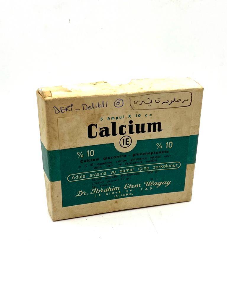 Vintage Calcium Ampul İlaç Kutusu MDL190) - 1