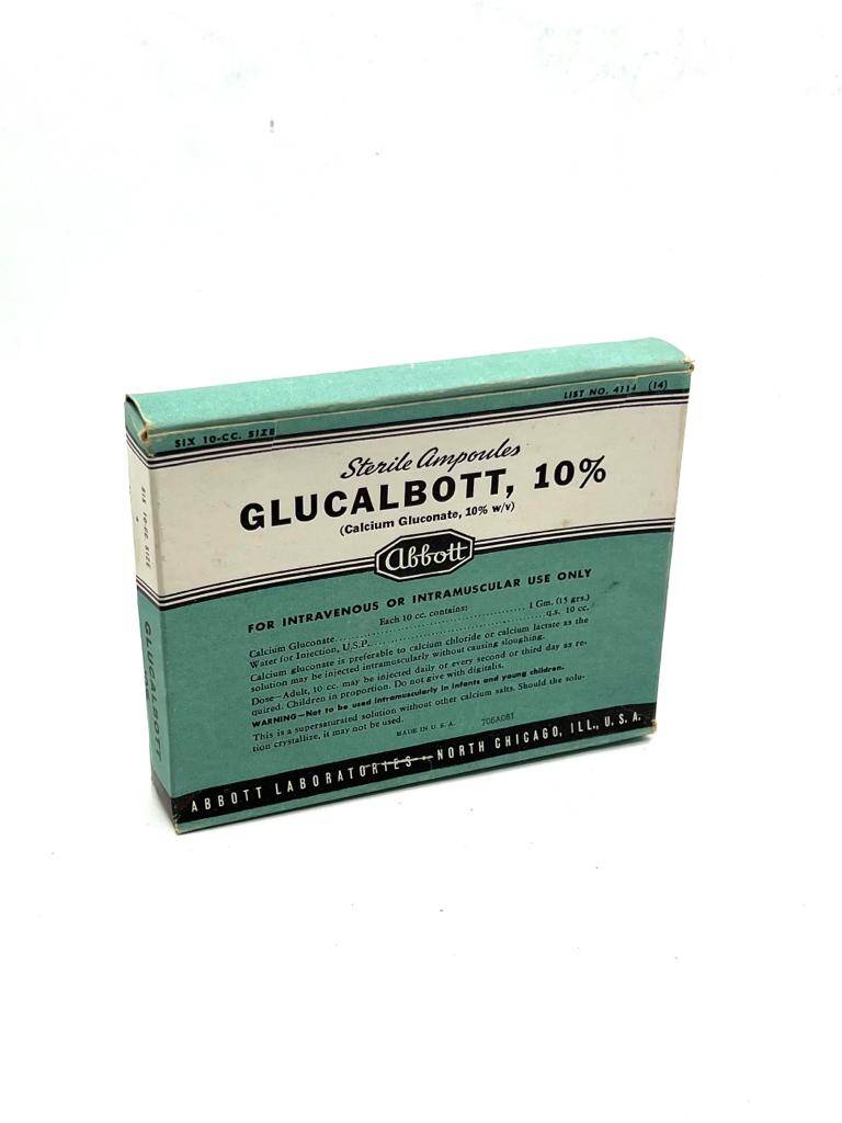 Vintage Glucalbott Ampul İlaç Kutusu MDL173 (N) - 1