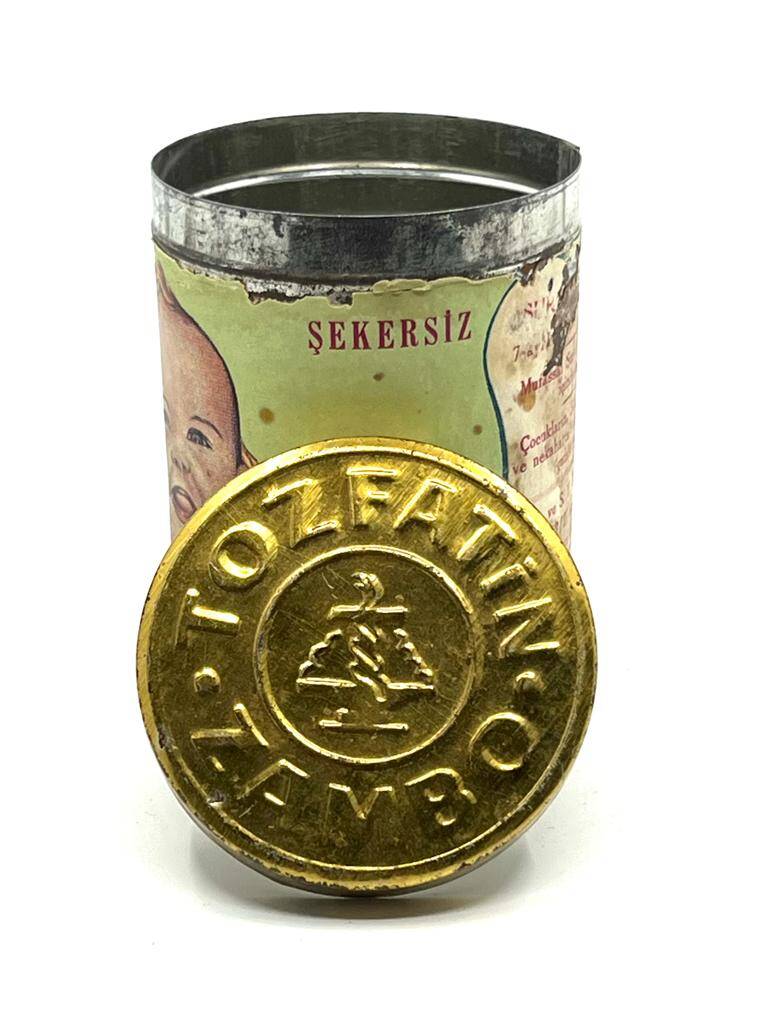 Vintage Tozfatin Zambo 1935 Teneke Kutusu MDL94 (N) - 3