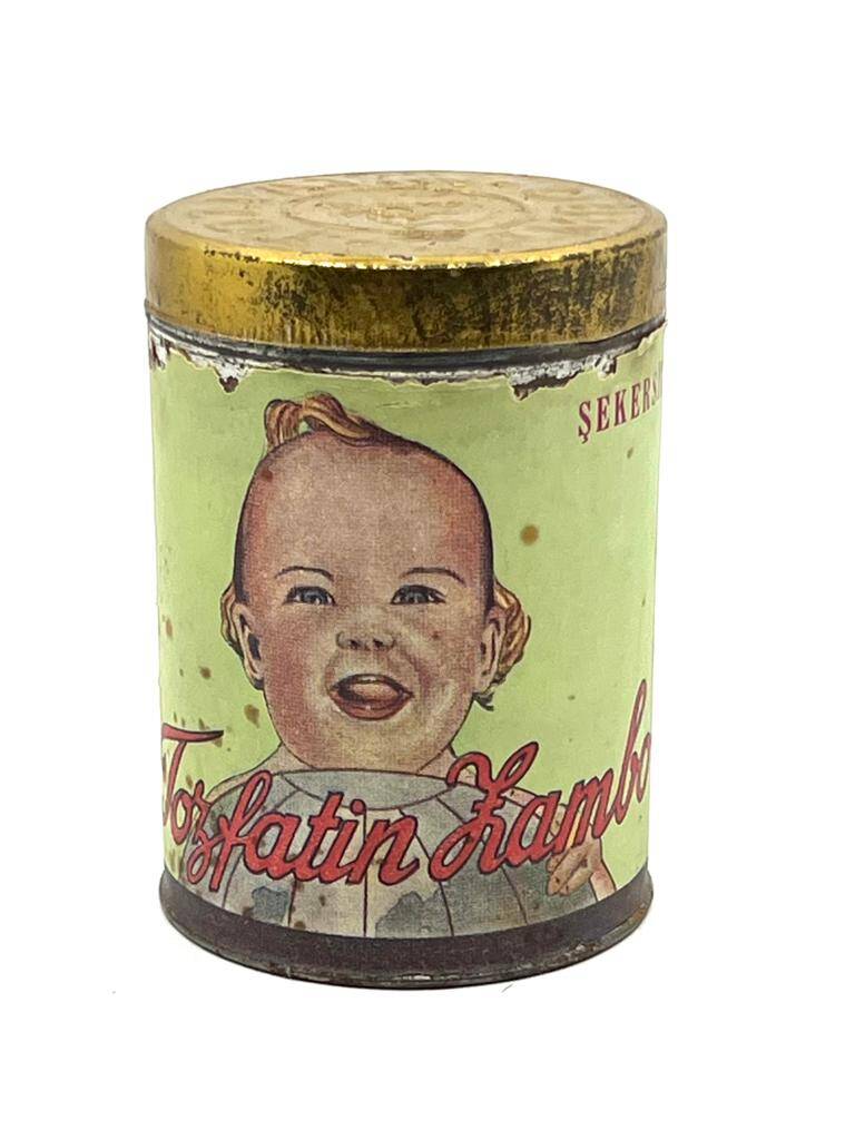 Vintage Tozfatin Zambo 1935 Teneke Kutusu MDL94 (N) - 1