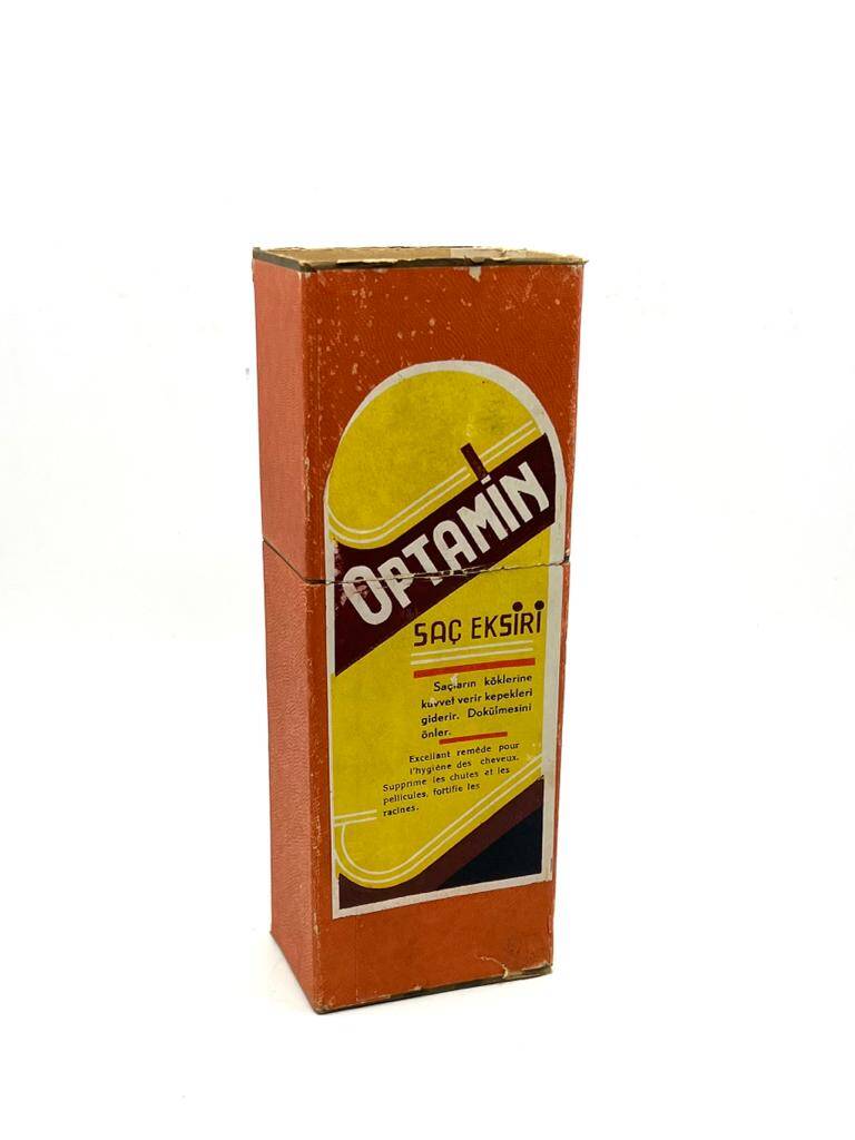 Vintage Optamin Saç Eksiri Boş İlaç Kutusu MDL140 (N) - 2