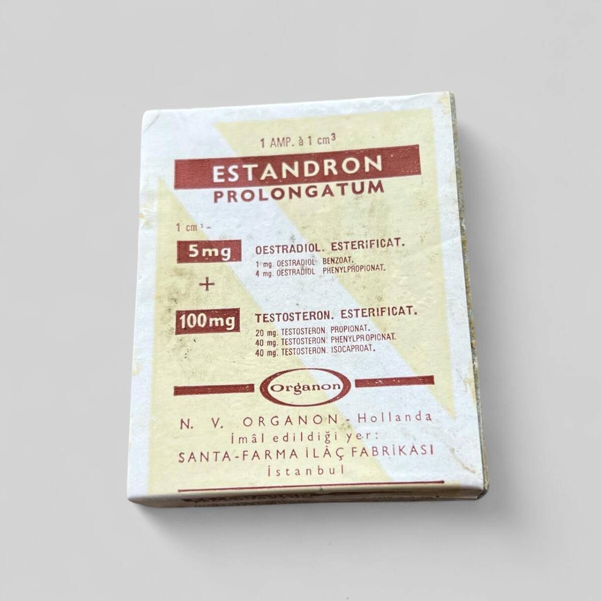 Vintage Estandron İlaç Kutusunda Koleksiyonluk Tüketilmez MDL307 - 1