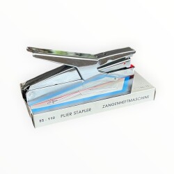 Vintage ETONA ES - 110 No:10 Plier Stapler - Kutulu Açılmamış Kutu Metal Pens Zımba AOB8659 - 3