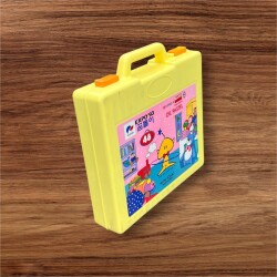 Vintage Expo'93 48 Renk Plastik Çantalı Pastel Boya AOB8621 - 3