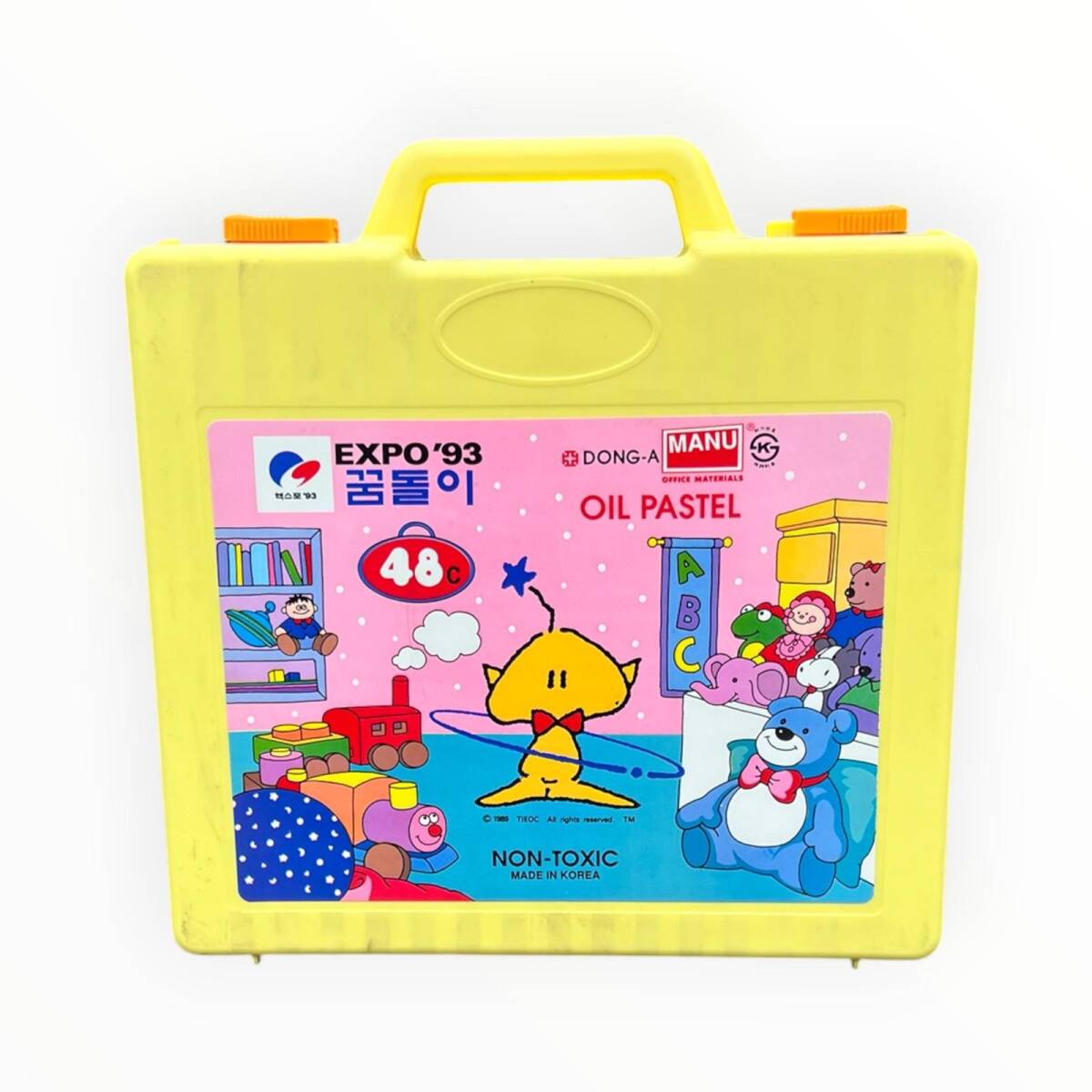 Vintage Expo'93 48 Renk Plastik Çantalı Pastel Boya AOB8621 - 1