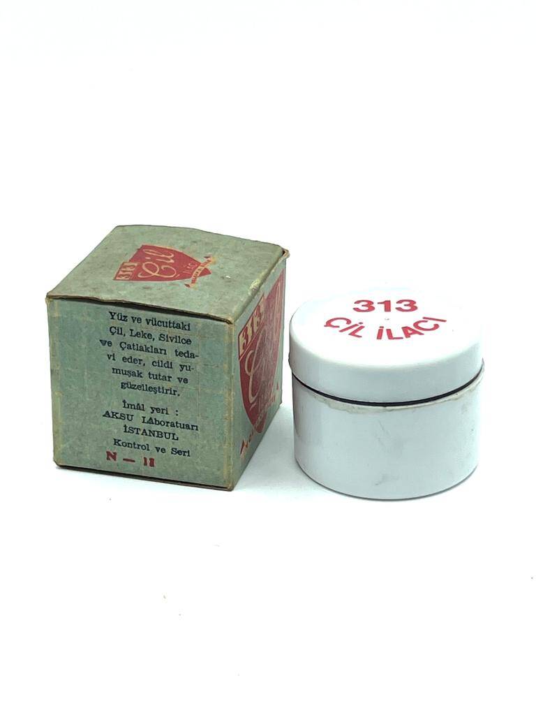 Vintage 313 Çil İlacı Dolu İlaç Kutusu MDL248 (N) - 2