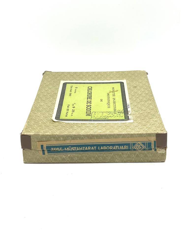Vintage Chlorure de Sodıum İlaç Kutusu MDL246 (N) - 2