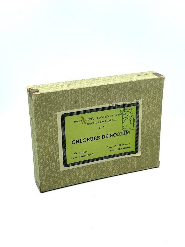 Vintage Chlorure de Sodıum İlaç Kutusu MDL246 (N) - 1