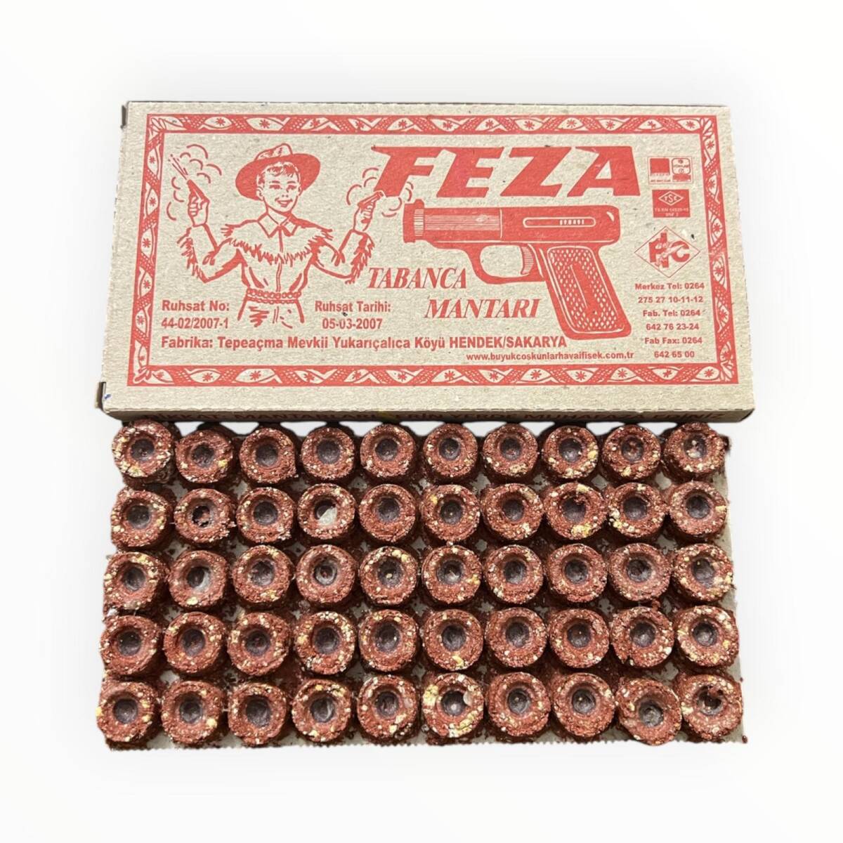 Vintage Feza Tabanca Mantarı - Koleksiyon İçin AOB1 - 2