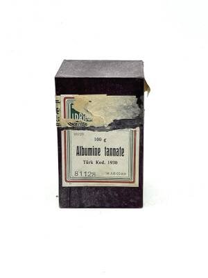 Vintage Albumine Tannate Türk Kodeksi 1930 İlaç Kutusu MDL77 (N) - 1