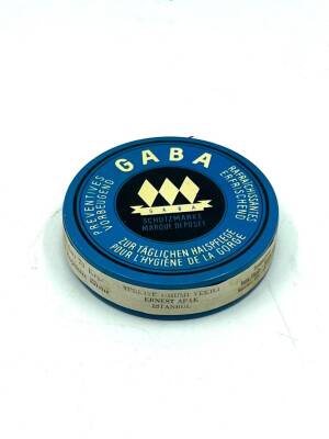 Vintage Gaba Pastil Dolu Teneke İlaç Kutusu MDL66 (N) - 1