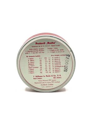 Vintage Protovıt Vitamin Yerli Teneke İlaç Kutusu MDL62 (N) - 4