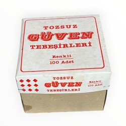 Vintage GÜVEN 100 Adetlik Tebeşir AOB8714 - 