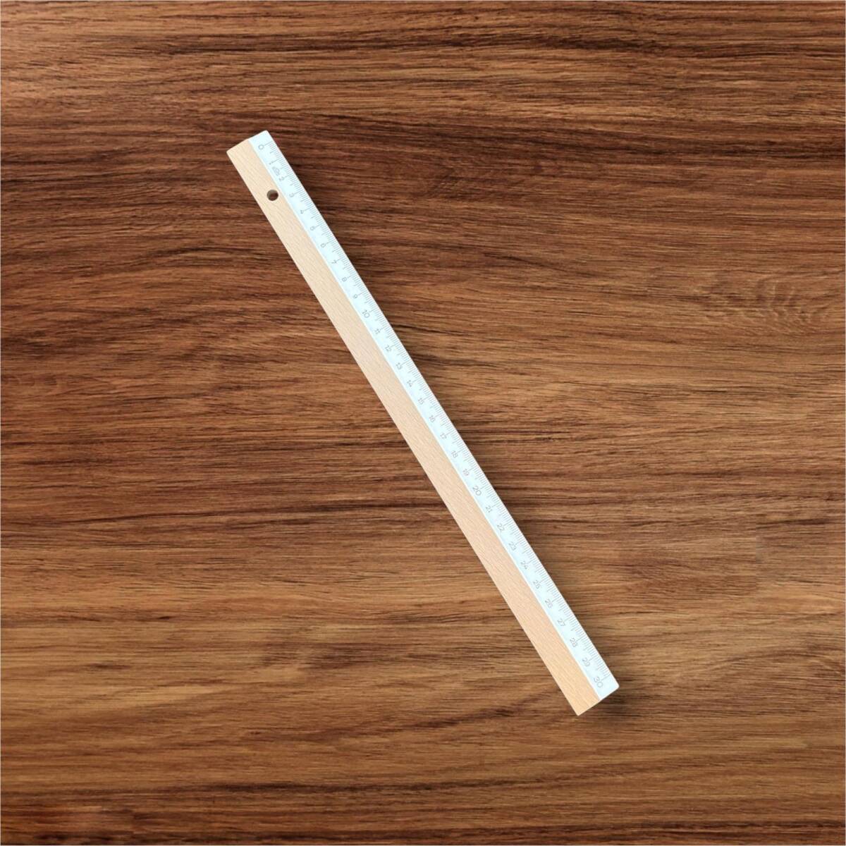 Vintage Hataş Ahşap Cetvel 30cm AOB8581 - 4