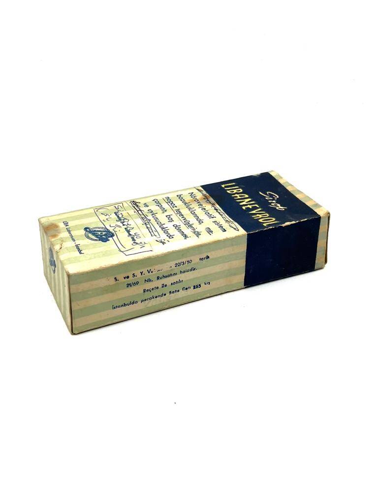 Vintage Libanevrol Sırop1950 İlaç Kutusu MDL112 (N) - 2