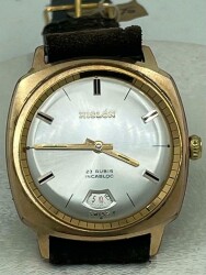 Vintage Hıslon 23 Taşlı Kurmalı Erkek Kol Saati SAA212 - 4