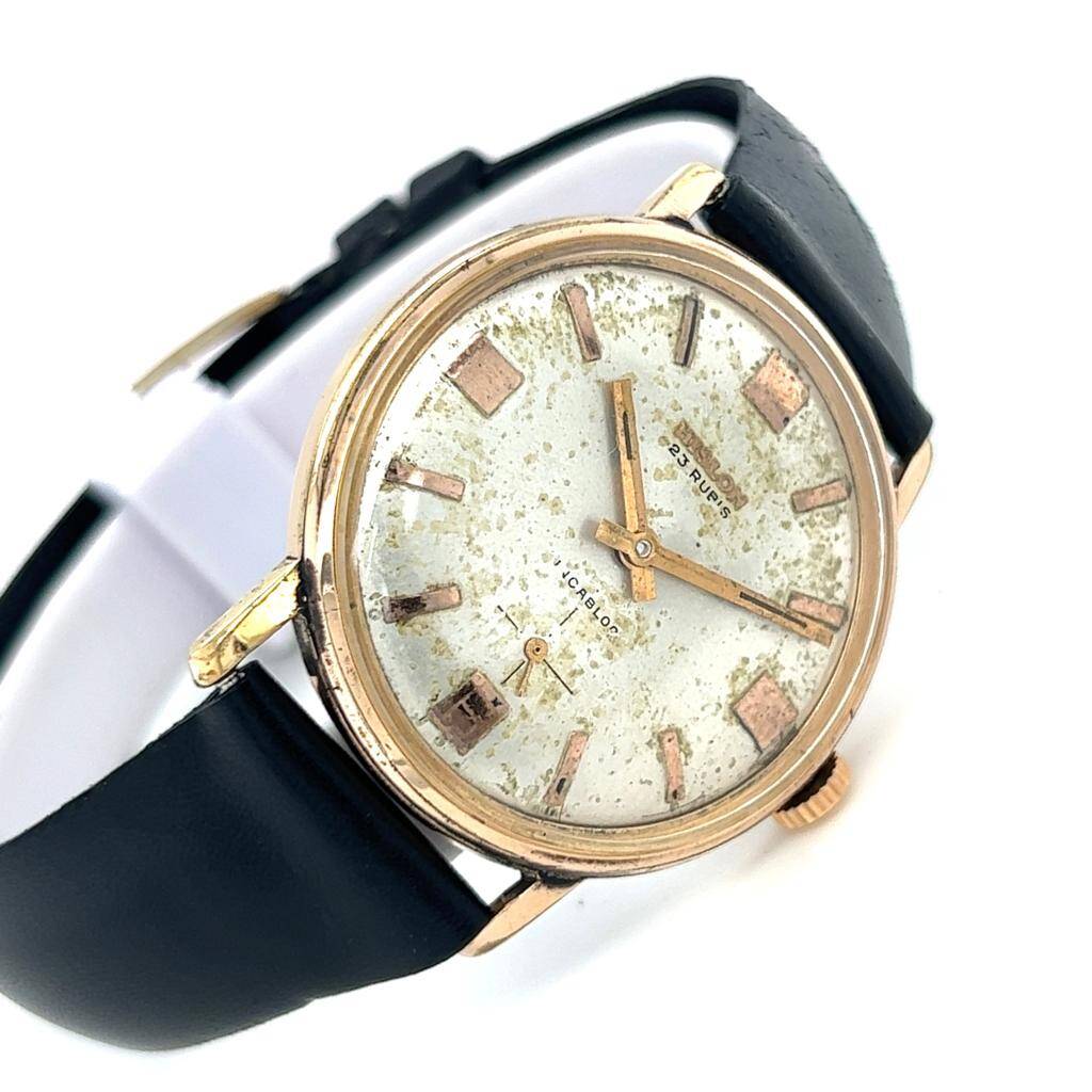 Vintage HISLON Altın Kaplama Kurmalı Kol Saati EBY322 - 1