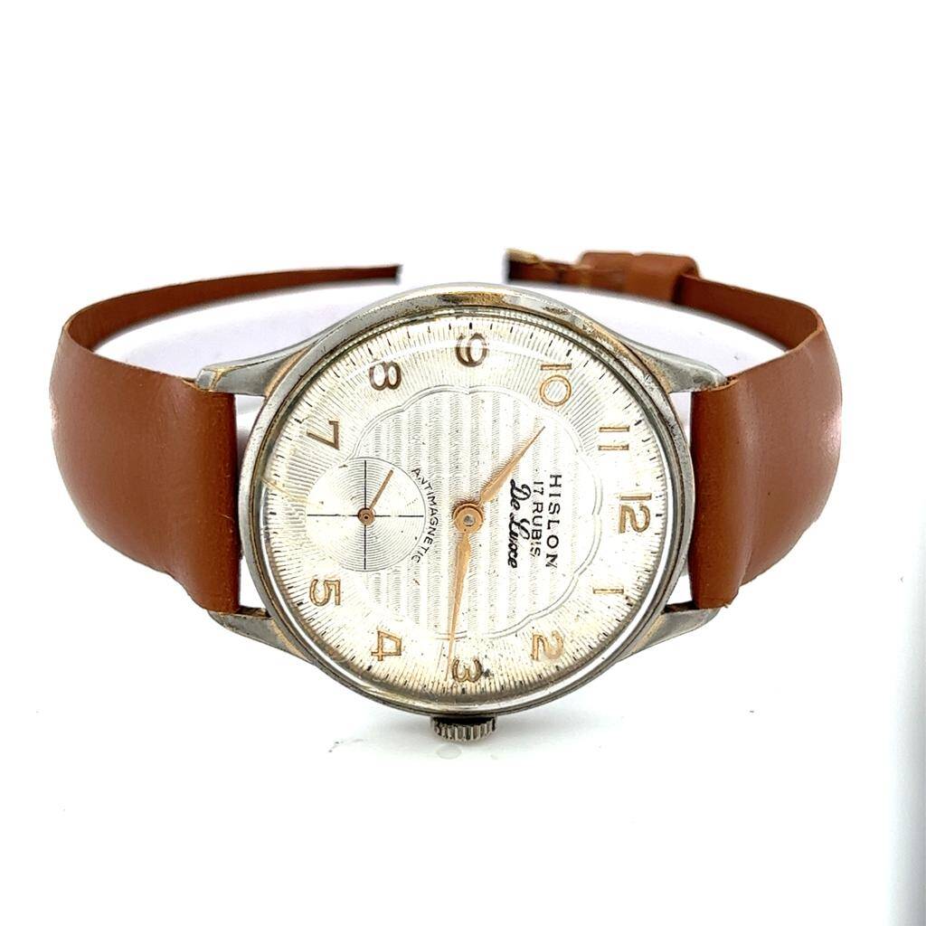 Vintage HISLON DE LUOCE Kurmalı Kol Saati EBY307 - 5