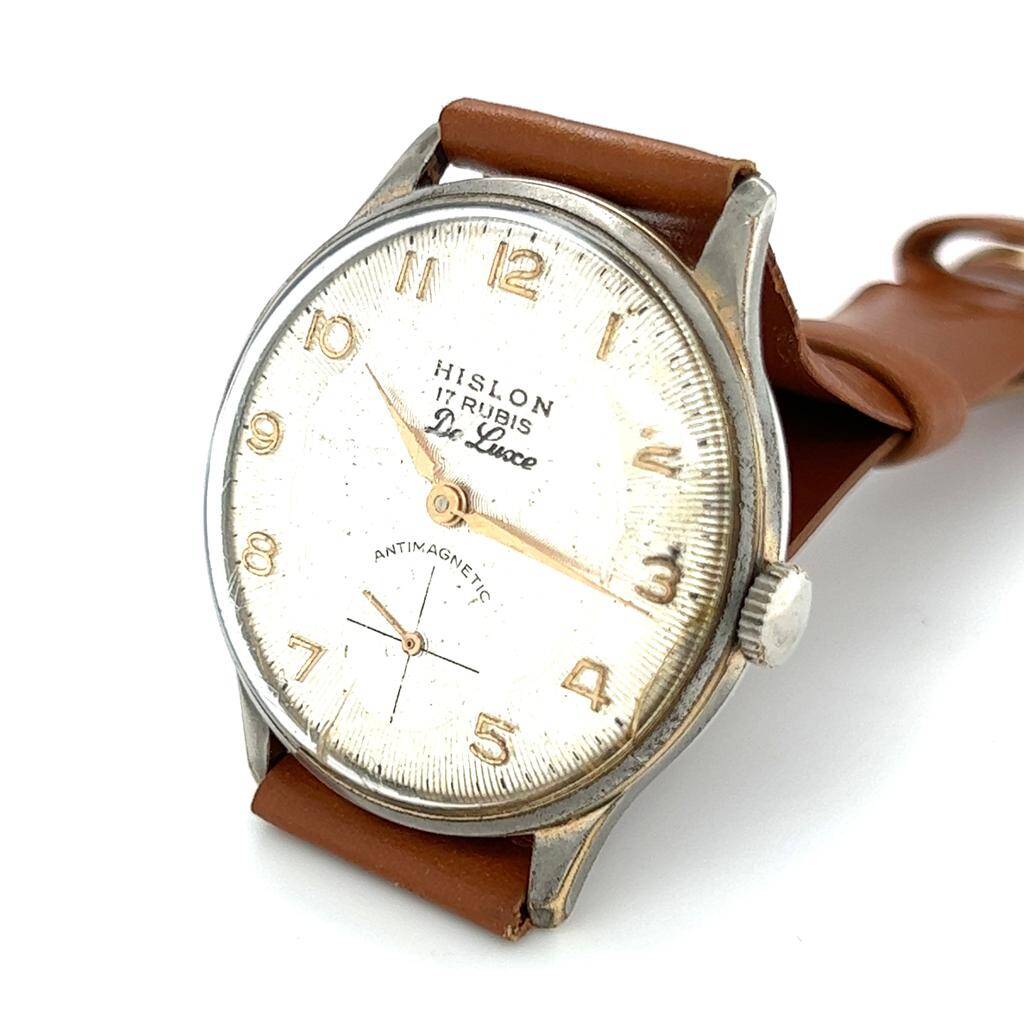Vintage HISLON DE LUOCE Kurmalı Kol Saati EBY307 - 4