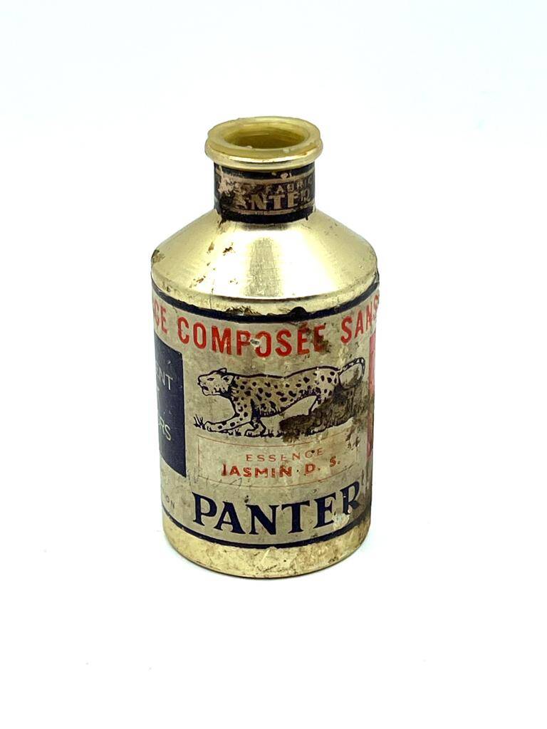 Vintage Panter Metal Esans Şişesi MDL219 (N) - 1