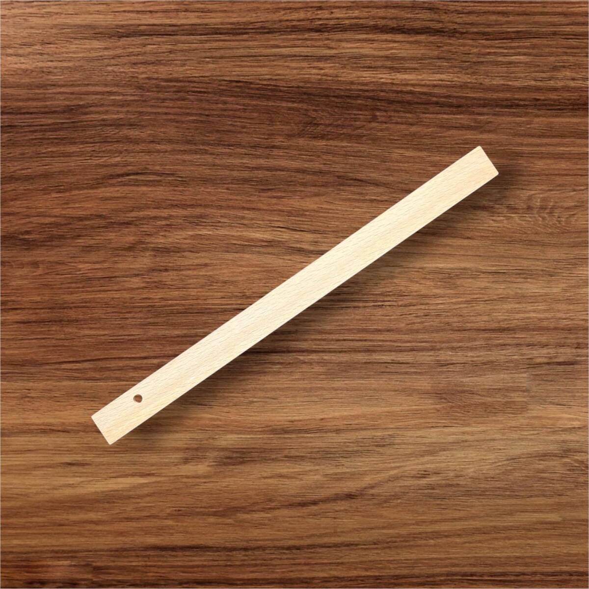 Vintage İşel Ahşap Cetvel 30cm AOB8582 - 3