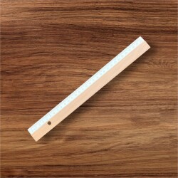 Vintage İşel Ahşap Cetvel 30cm AOB8582 - 2