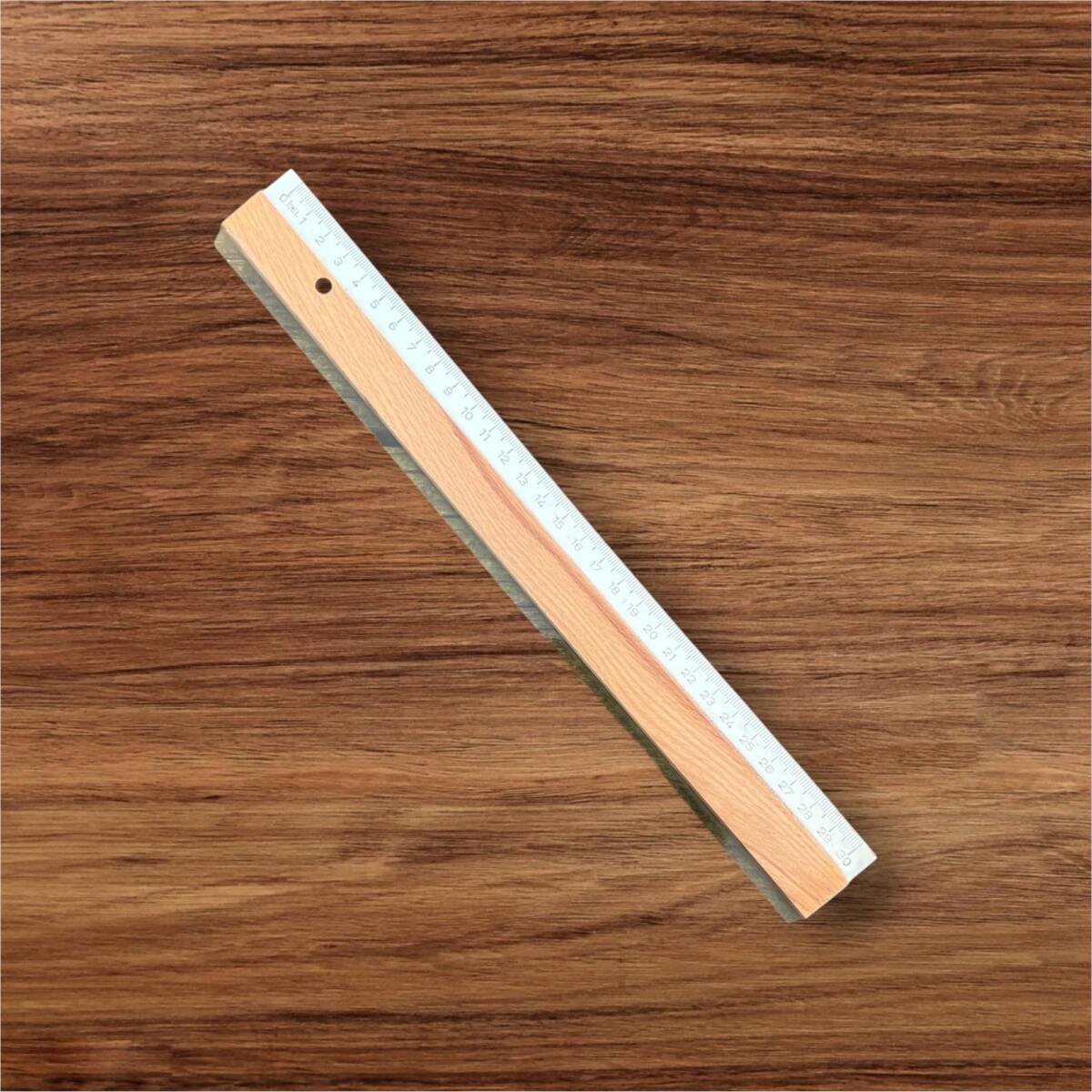 Vintage İşel Ahşap Cetvel 30cm AOB8585 - 2