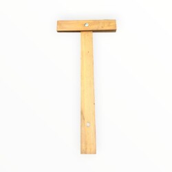 Vintage İŞEL Ahşap T Cetveli 55cm AOB8809 - 3