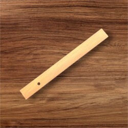Vintage Işık Ahşap Cetvel 30cm AOB8584 - 3