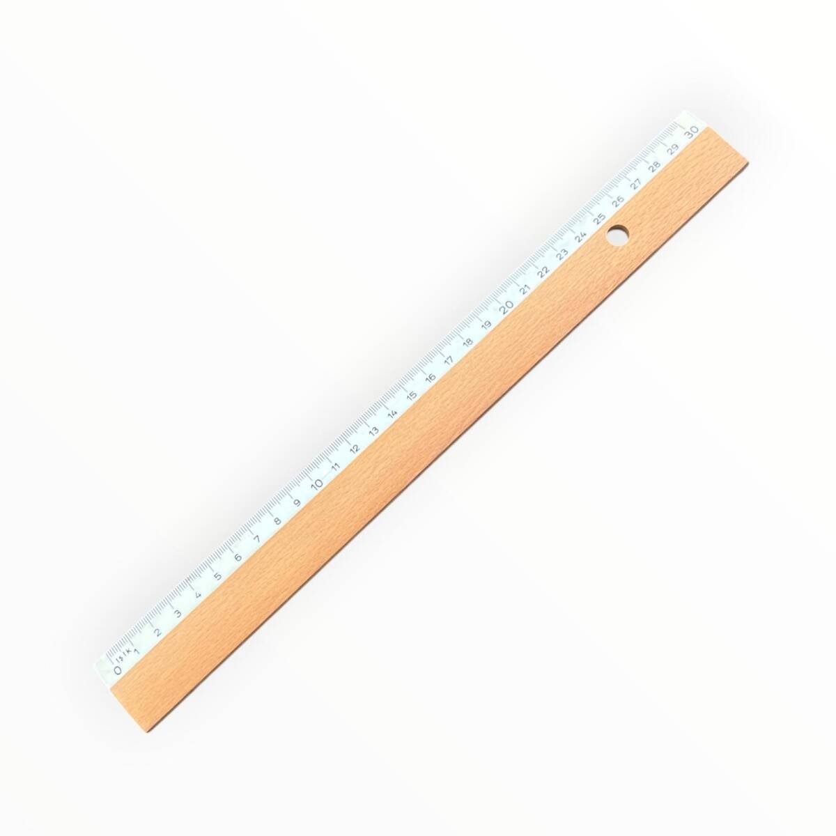 Vintage Işık Ahşap Cetvel 30cm AOB8584 - 1