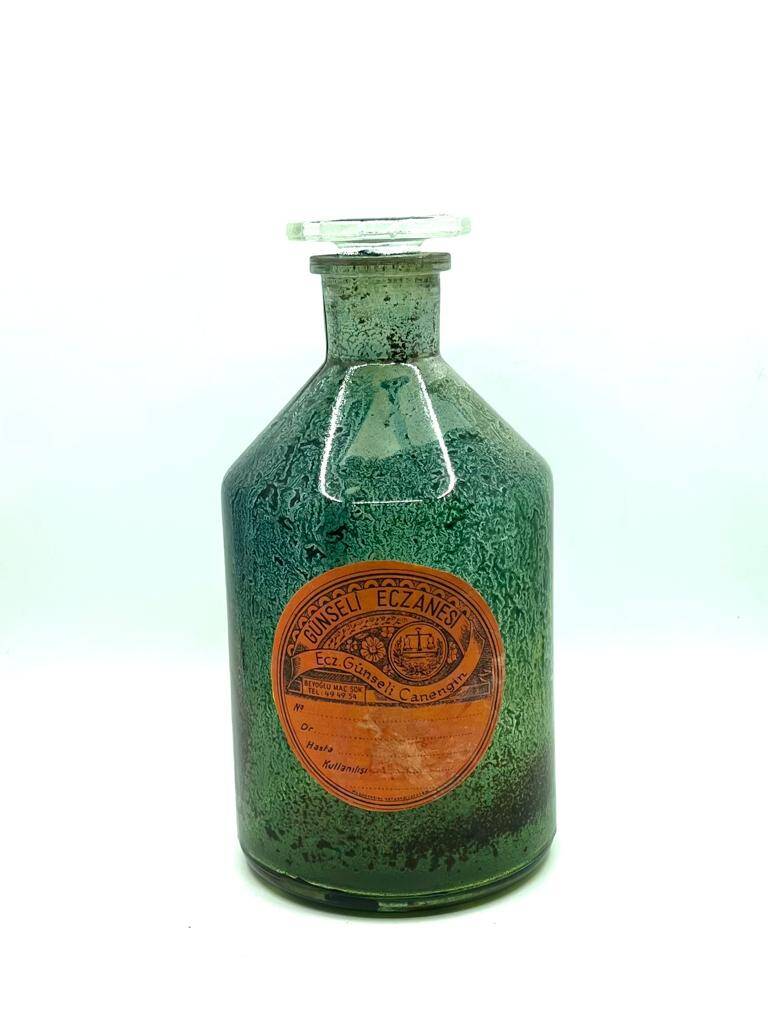 Vintage Güneşli Eczanesi Ecz.Güneşli Canengin Eczacı Şişesi MDL290 (N) - 1