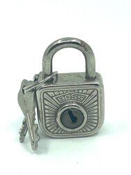 Vintage Boss Marka Alman Malı Asma Kilit AOB3851 - Gökçekoleksiyon