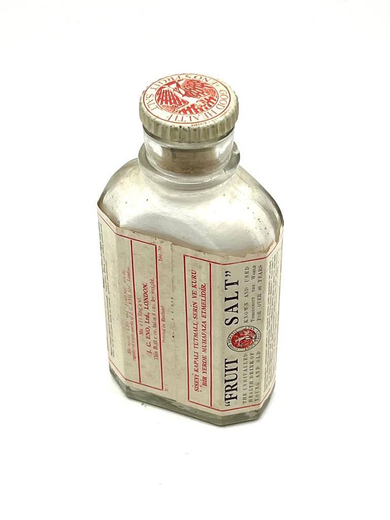 Vintage Eno Frutt Salt Meyve Tuzu Dolu Şişe MDL189 (N) - 2