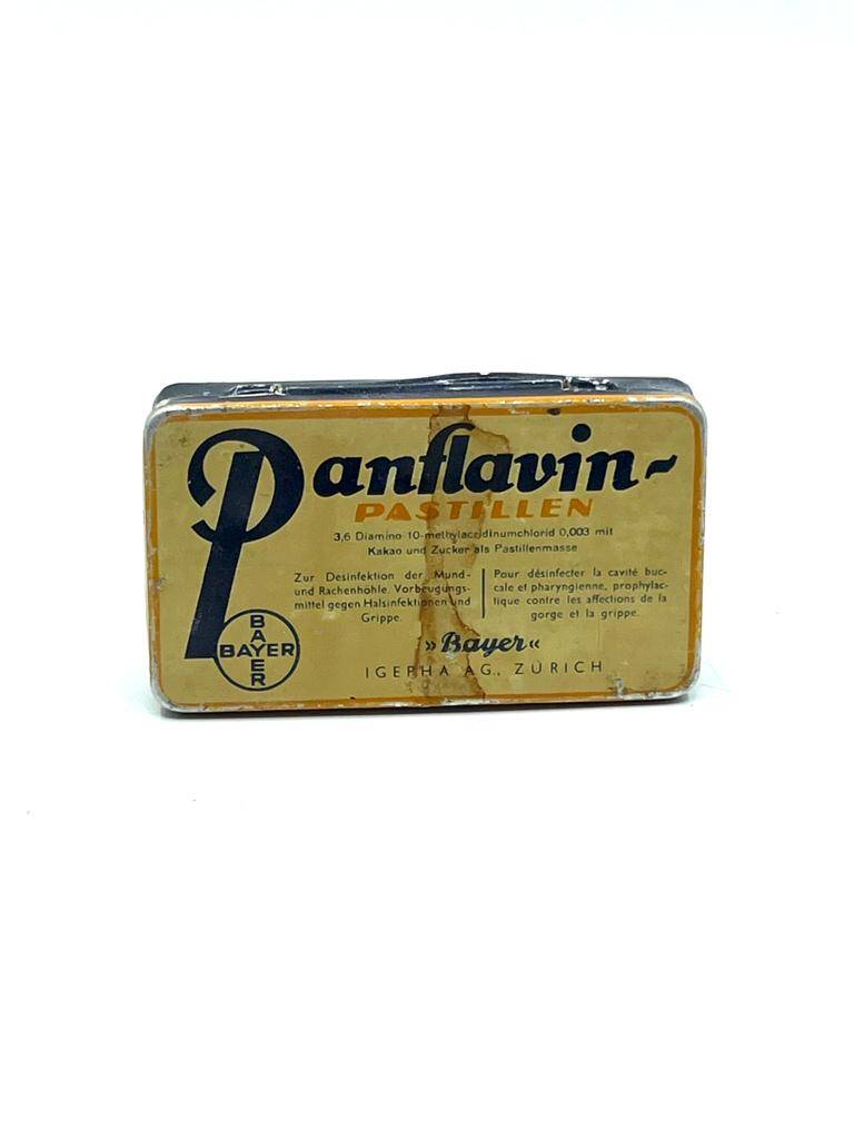 Vintage Panflavin Pastil Teneke İlaç Kutusu MDL92 (N) - 1