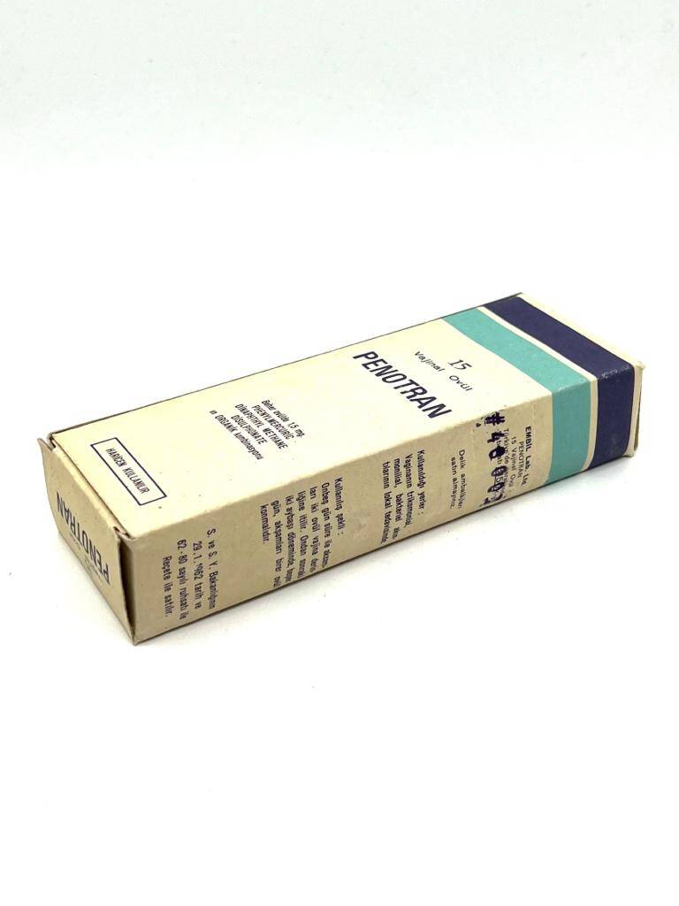 Vintage Penotran 1962 İlaç Kutusu MDL134 (N) - 3