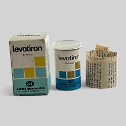 Vintage Levotrion İlaç Kutusunda Koleksiyonluk Tüketilmez MDL453 - Gökçekoleksiyon