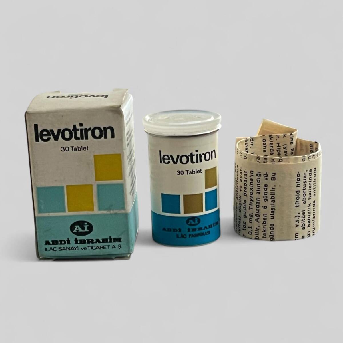 Vintage Levotrion İlaç Kutusunda Koleksiyonluk Tüketilmez MDL453 - 1