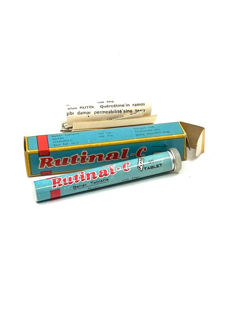 Vintage Rutinal-C Vitamin 1951 İlaç Kutusu MDL106 (N) - 1
