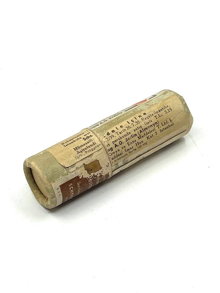 Vintage 1935 Karton Fişek İlaç Kutusu MDL176 (N) - 2