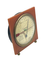 Vintage Middlebury Elektrikli Saat Art Deko Stili Bakalit Barometre Termometre AOB4244 - 2